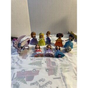 Lot Of 10 Disney Junior Sofia The First Figurines 3 Inch